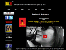 Tablet Screenshot of emphasisentertainment.com